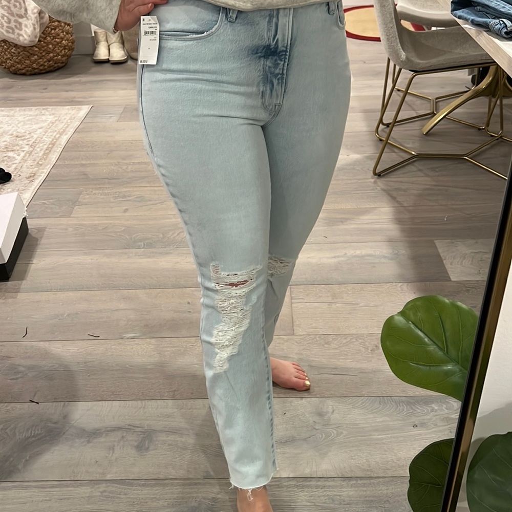 Good American Good Classic Skinny Jeans Light Wash Size 10 NWT